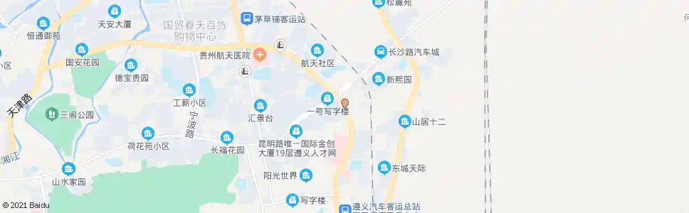 遵义夏家湾_公交站地图_遵义公交_妙搜公交查询2025