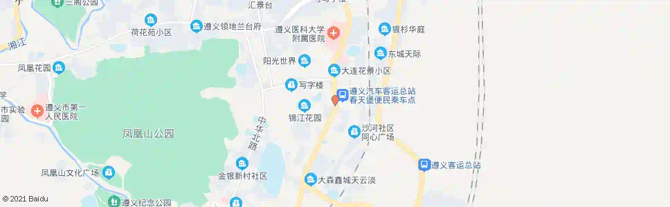 遵义春天堡_公交站地图_遵义公交_妙搜公交查询2025