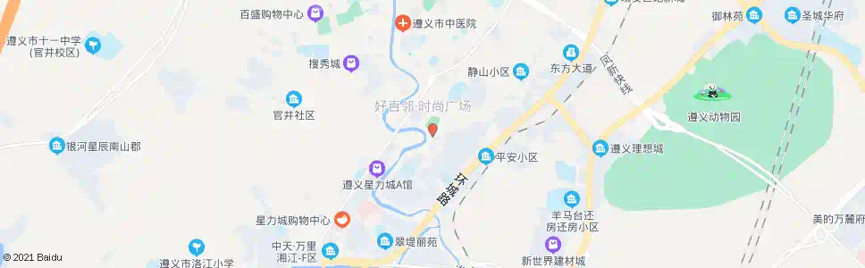 遵义白杨洞_公交站地图_遵义公交_妙搜公交查询2025