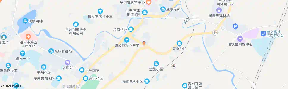 遵义小凉水井_公交站地图_遵义公交_妙搜公交查询2025