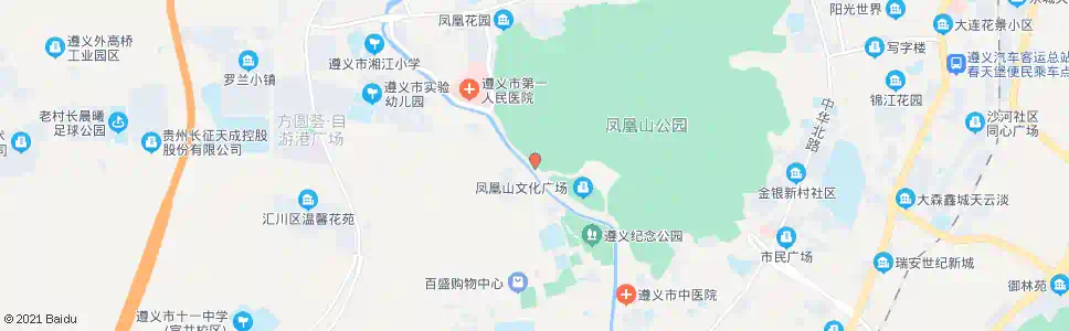 遵义红军山烈士陵园_公交站地图_遵义公交_妙搜公交查询2025