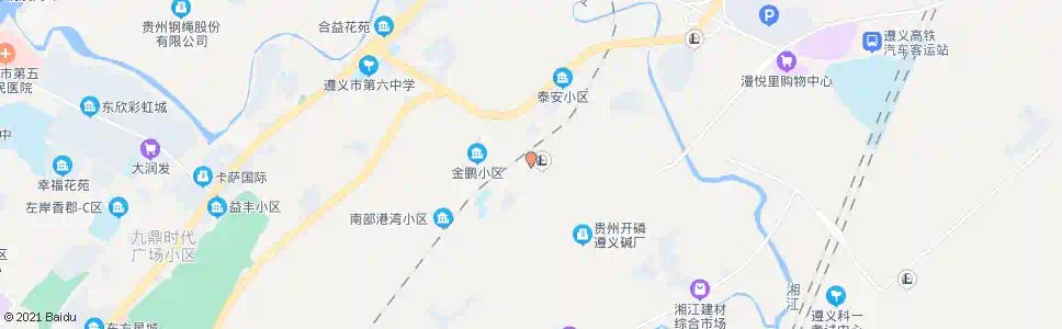遵义南山路口_公交站地图_遵义公交_妙搜公交查询2025