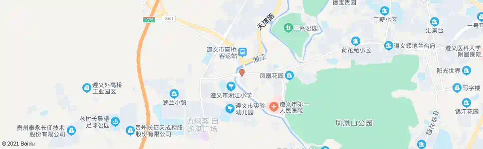 遵义东风桥_公交站地图_遵义公交_妙搜公交查询2025