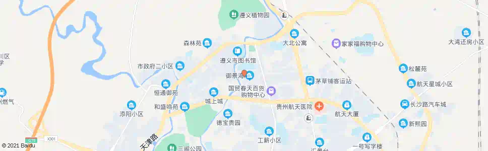遵义航中分校_公交站地图_遵义公交_妙搜公交查询2025