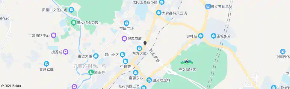 遵义民政小学_公交站地图_遵义公交_妙搜公交查询2025