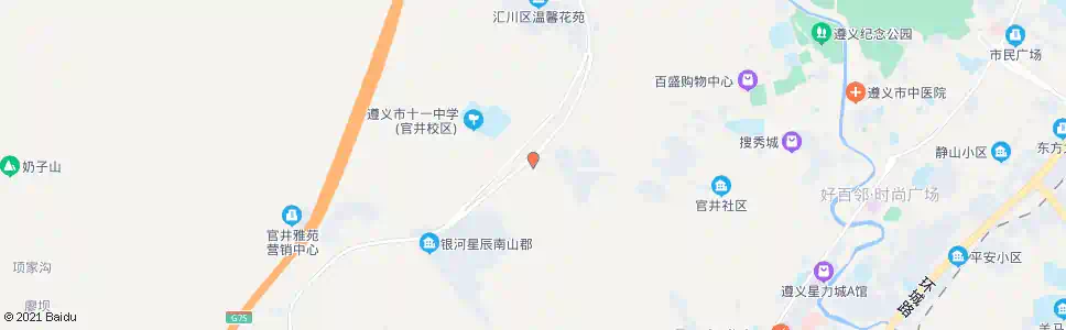 遵义红花岗区园林处_公交站地图_遵义公交_妙搜公交查询2025