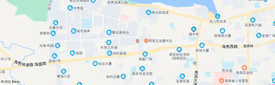 海口誉海湾西门_公交站地图_海口公交_妙搜公交查询2025