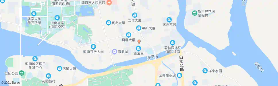 海口水岸阳光_公交站地图_海口公交_妙搜公交查询2025