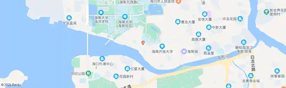 海口安海新村_公交站地图_海口公交_妙搜公交查询2025