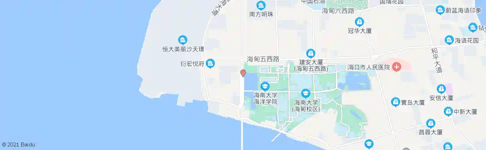 海口甸昆路口_公交站地图_海口公交_妙搜公交查询2025