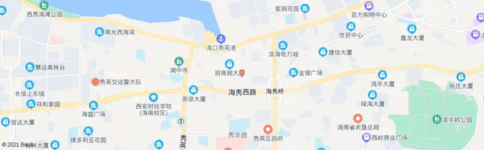 海口丘海一横路_公交站地图_海口公交_妙搜公交查询2025