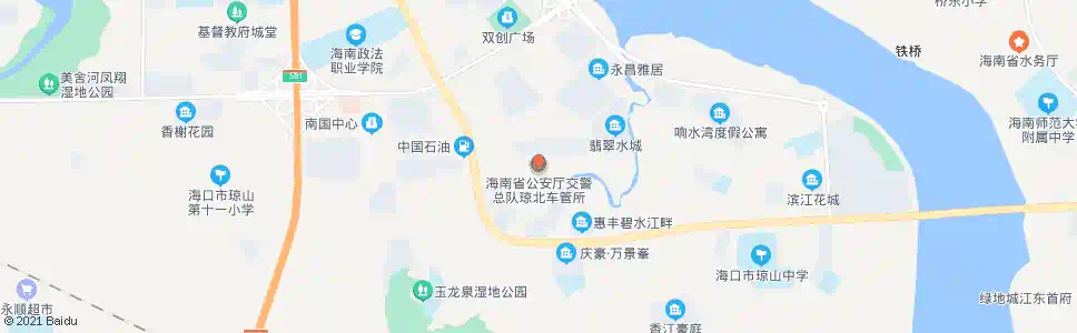 海口省车管所_公交站地图_海口公交_妙搜公交查询2025