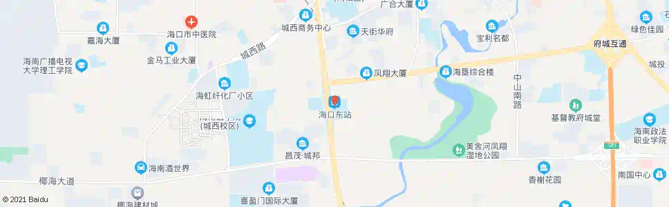 海口东方洋_公交站地图_海口公交_妙搜公交查询2025