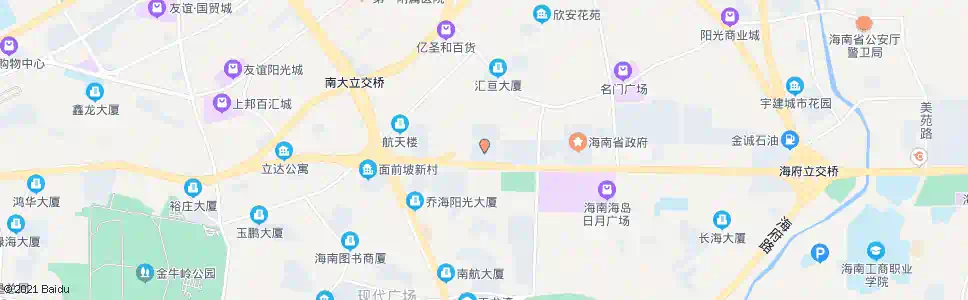 海口燕京大厦_公交站地图_海口公交_妙搜公交查询2025