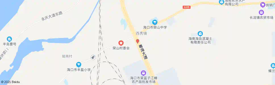 海口海榆西线路口_公交站地图_海口公交_妙搜公交查询2025
