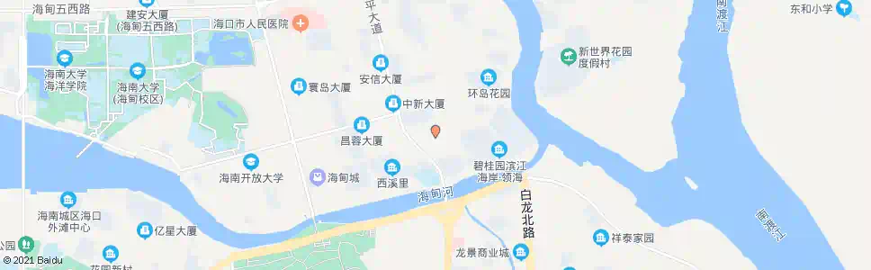 海口金贸办税厅_公交站地图_海口公交_妙搜公交查询2025
