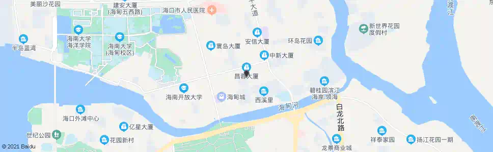 海口海达一横路口_公交站地图_海口公交_妙搜公交查询2025