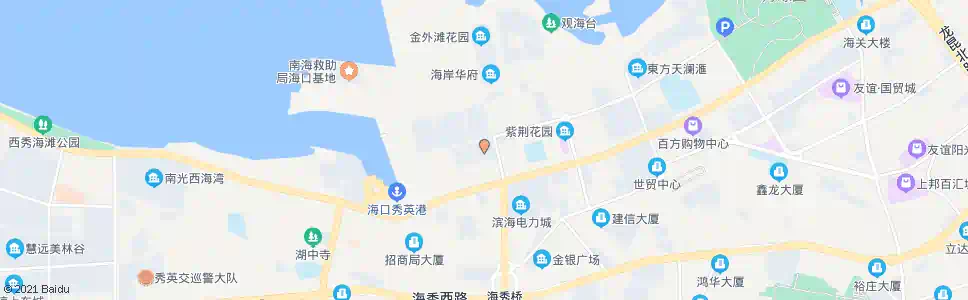 海口金域湾畔_公交站地图_海口公交_妙搜公交查询2025