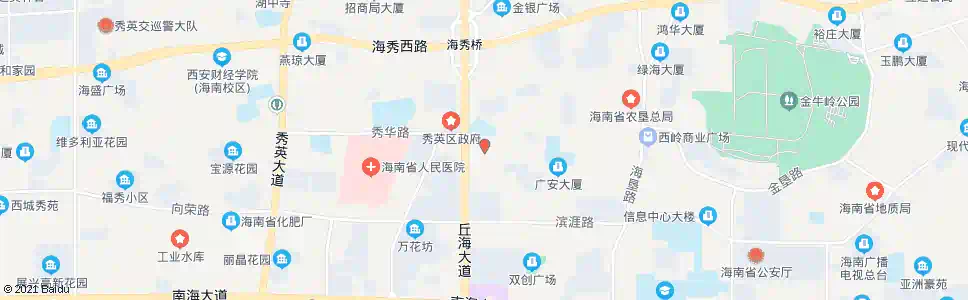 海口海瑞墓路口_公交站地图_海口公交_妙搜公交查询2025