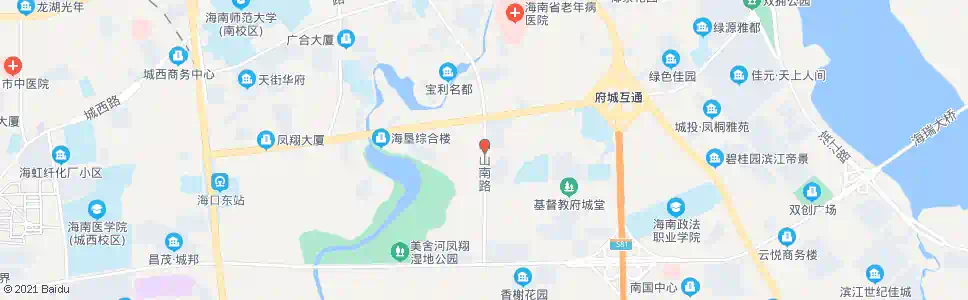 海口福祥家园_公交站地图_海口公交_妙搜公交查询2025