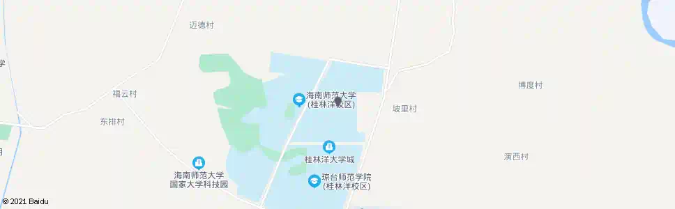 海口桂林洋高校区(海南经贸职业技术学校总站)_公交站地图_海口公交_妙搜公交查询2025