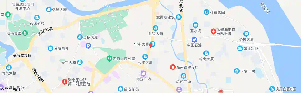 海口六合大厦_公交站地图_海口公交_妙搜公交查询2025