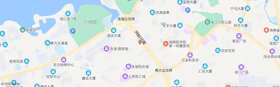 海口景瑞大厦_公交站地图_海口公交_妙搜公交查询2025