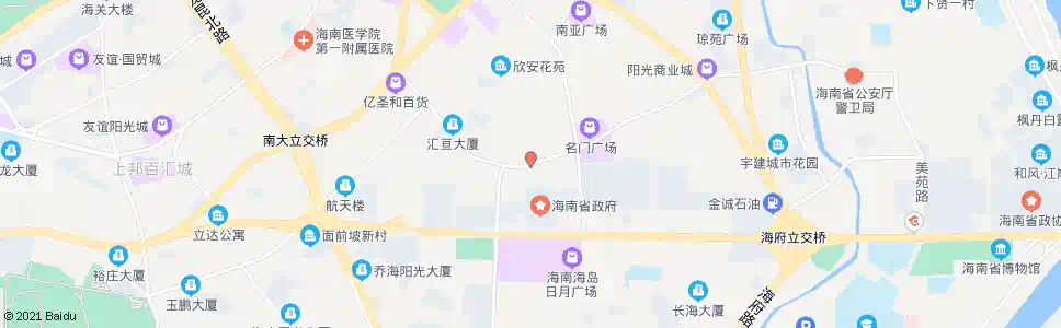 海口金银岛酒店_公交站地图_海口公交_妙搜公交查询2025