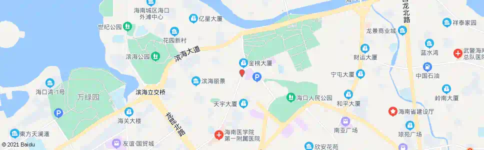 海口友谊商场_公交站地图_海口公交_妙搜公交查询2025