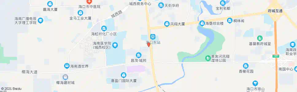 海口迎宾嘉园_公交站地图_海口公交_妙搜公交查询2025