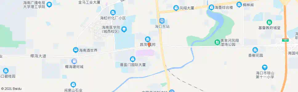 海口新城吾悦_公交站地图_海口公交_妙搜公交查询2025