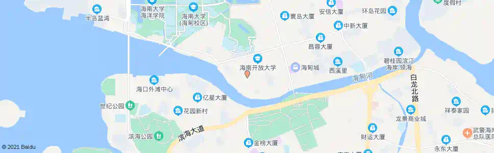 海口海口自来水公司_公交站地图_海口公交_妙搜公交查询2025