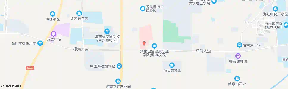 海口农垦医院南门_公交站地图_海口公交_妙搜公交查询2025