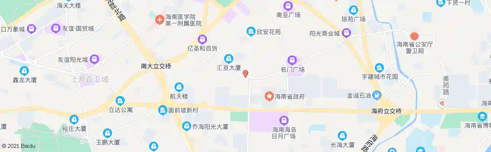 海口旧机场_公交站地图_海口公交_妙搜公交查询2025