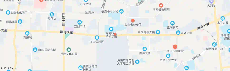 海口海职院_公交站地图_海口公交_妙搜公交查询2025