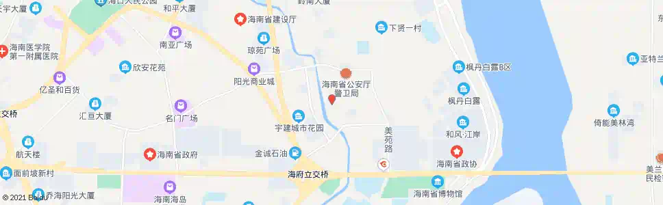 海口群上村_公交站地图_海口公交_妙搜公交查询2025