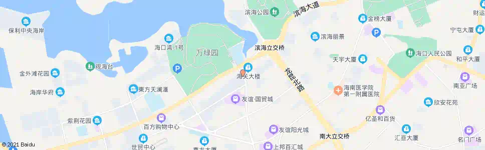 海口玉沙路口_公交站地图_海口公交_妙搜公交查询2025