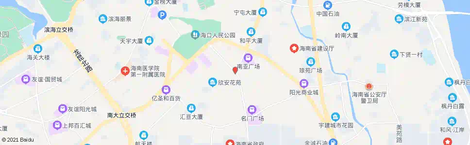 海口福隆大厦_公交站地图_海口公交_妙搜公交查询2025