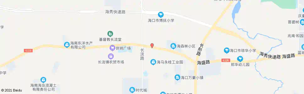 海口传桂村_公交站地图_海口公交_妙搜公交查询2025