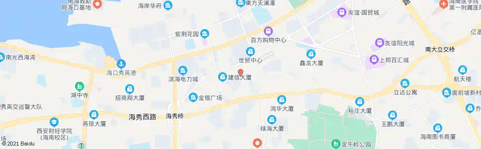 海口文华路(文华中路口)_公交站地图_海口公交_妙搜公交查询2025