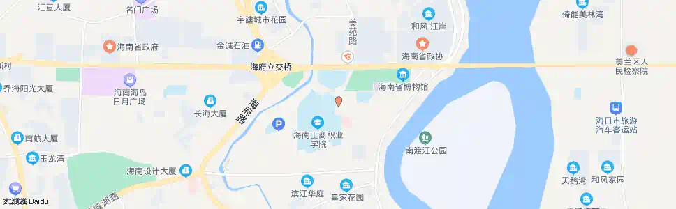 海口海南工商学院(六龙调度室)_公交站地图_海口公交_妙搜公交查询2025
