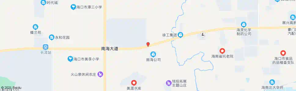 海口昌顺轩休闲农庄_公交站地图_海口公交_妙搜公交查询2025