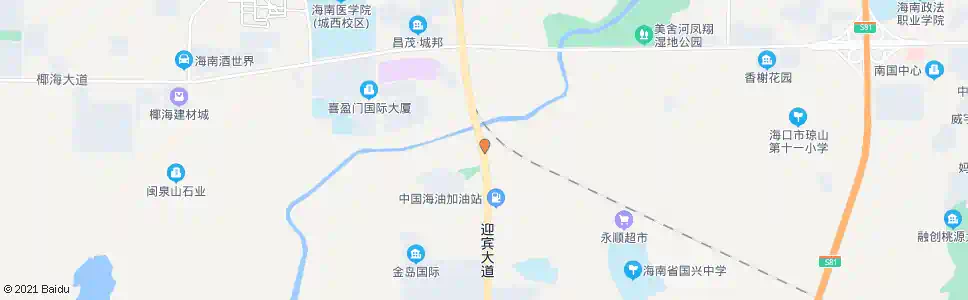 海口花鸟鱼艺市场_公交站地图_海口公交_妙搜公交查询2025