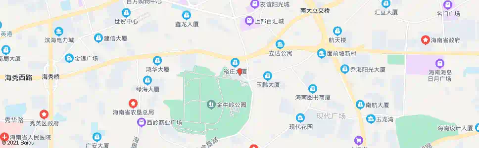 海口海秀路口_公交站地图_海口公交_妙搜公交查询2025