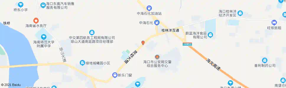 海口市交警服务中心_公交站地图_海口公交_妙搜公交查询2025