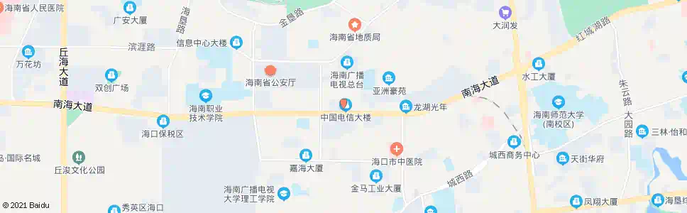 海口海口电信局_公交站地图_海口公交_妙搜公交查询2025