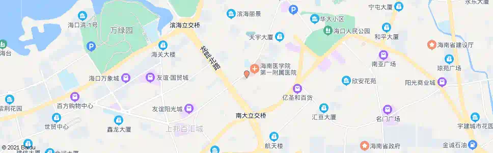 海口海南医学院_公交站地图_海口公交_妙搜公交查询2025