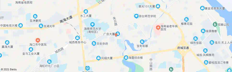 海口大园路_公交站地图_海口公交_妙搜公交查询2025