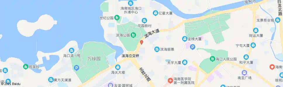 海口滨海明珠_公交站地图_海口公交_妙搜公交查询2025