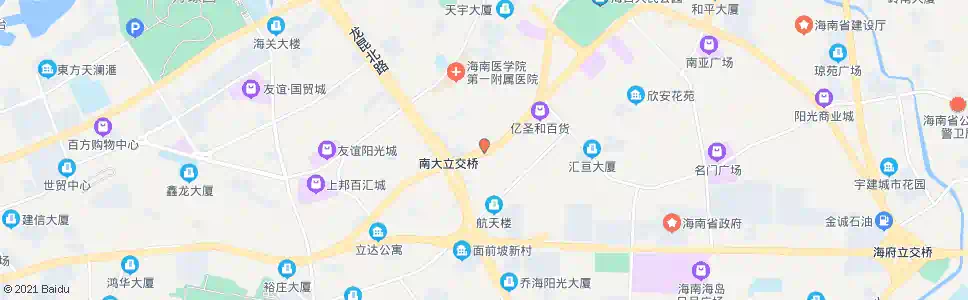 海口海南银行_公交站地图_海口公交_妙搜公交查询2025